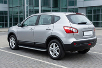 Nissan Qashqai 2010-2014 Marchepieds Latéraux Tayga Grey (2 pcs, Aluminium) photo 1