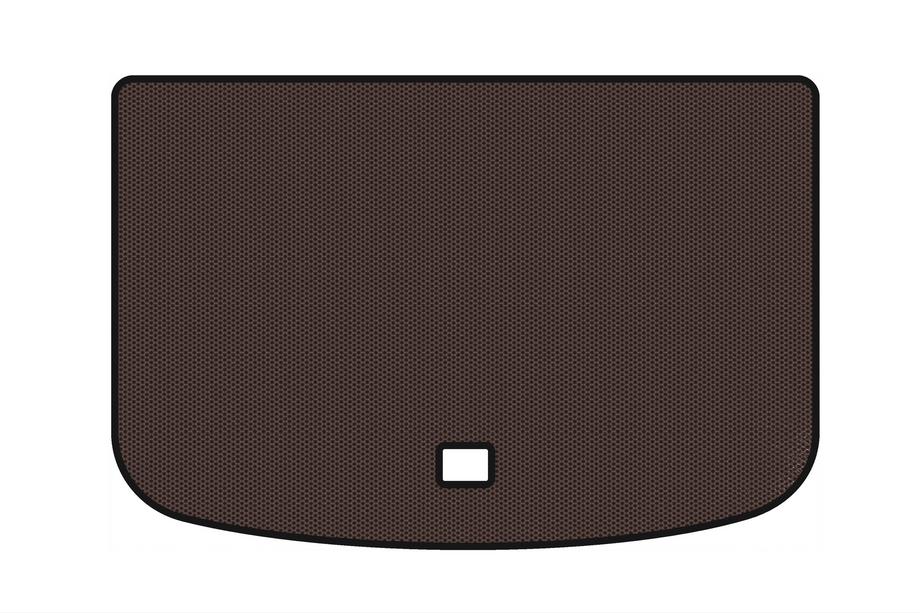 Audi A1 2010-2018 Tapis de coffre en caoutchouc Carsuit (HB, 3 portes, marron) Image