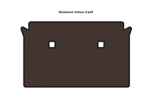 BMW X7 G07 2019- Tapis de coffre en caoutchouc Carsuit (3e rangée uniquement, marron) photo 1