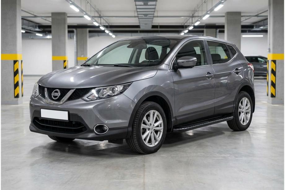 Nissan Qashqai 2014-2021 Marchepieds Latéraux Bosphorus Black (2 pcs, Aluminium) Image