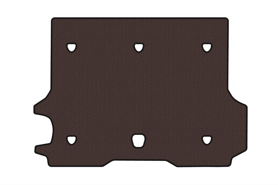 Chevrolet Trailblazer 2002-2012 Tapis de coffre en caoutchouc Carsuit (Marron) Photo 1