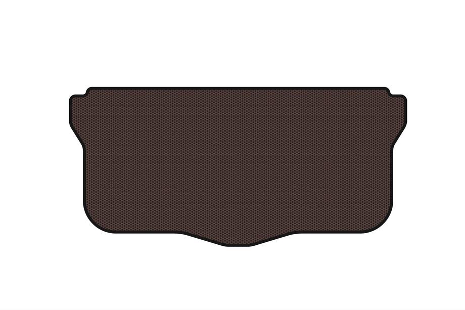 Citroen C-1 2014-2021 Tapis de coffre en caoutchouc Carsuit (HB, marron) Image