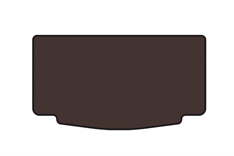 Hyundai I-10 2014-2017 Tapis de coffre en caoutchouc Carsuit (HB, marron) Photo 1