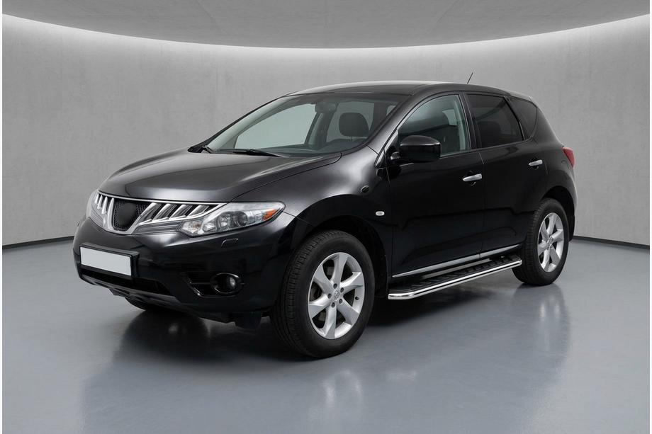 Nissan Murano 2008-2014 Marchepieds Latéraux Maydos V1 (2 pcs, Aluminium & Inox) Image