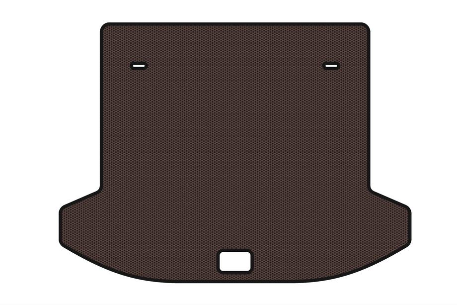 Jetour X70 2018- Tapis de coffre en caoutchouc Carsuit (2 rangées, marron) Image