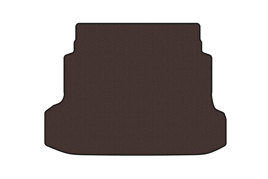 Kia Cerato 2 2010-2013 Tapis de coffre en caoutchouc Carsuit (SD, marron) Photo 1