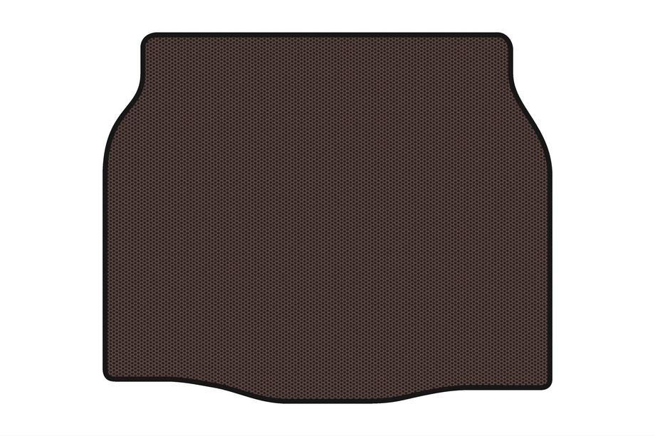 Nissan Tiida 2011-2014 Tapis de coffre en caoutchouc Carsuit (HB, marron) Photo 1