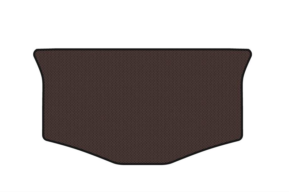 Opel Agila 2007-2015 Tapis de coffre en caoutchouc Carsuit (HB, marron) Image