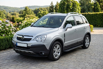 Opel Antara 2006-2017 Marchepieds Latéraux Bosphorus Black (2 pcs, Aluminium) photo 1