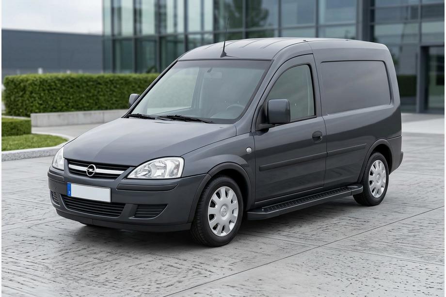 Opel Combo 2002–2012 Marchepieds Latéraux Allmond Black (2 pcs, Aluminium) Image
