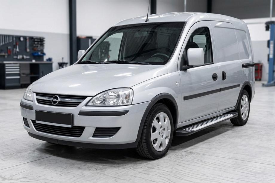 Opel Combo 2002–2012 Marchepieds Latéraux Line (2 pcs, Aluminium) Image