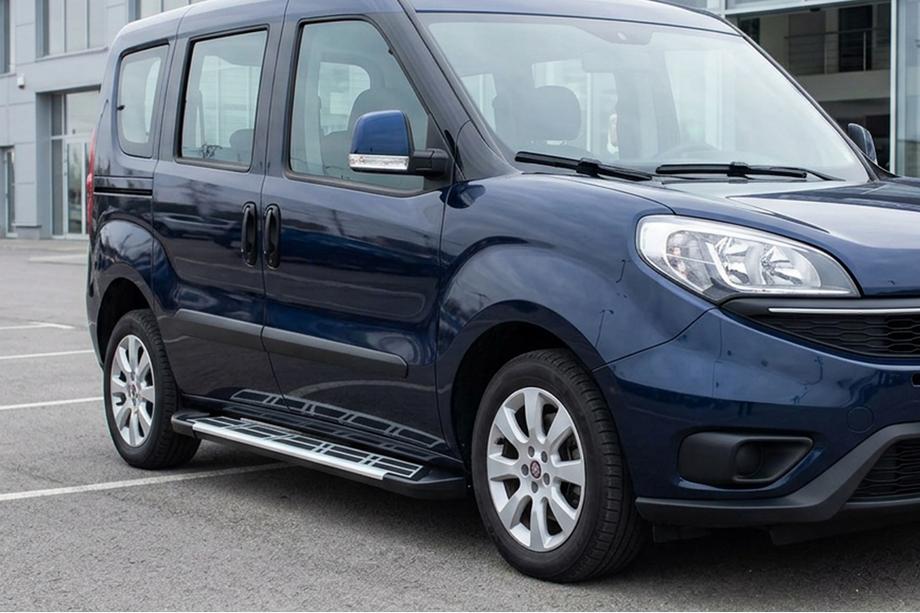 Opel Combo 2012-2018 Marchepieds Latéraux Sunrise (2 pcs, Aluminium) Image