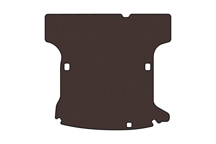 Dacia Logan I 2005-2008 Tapis de coffre en caoutchouc Carsuit (SW, 5 places/boîte manuelle, avant restylage, marron) Photo 1