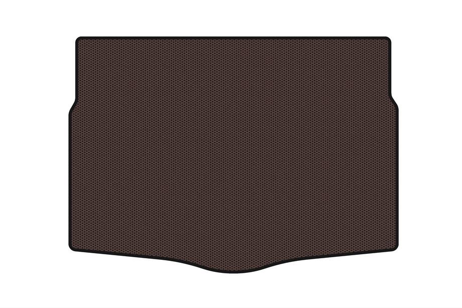 Hyundai I-30 2012-2017 Tapis de coffre en caoutchouc Carsuit (HB, 5 portes, marron) Image