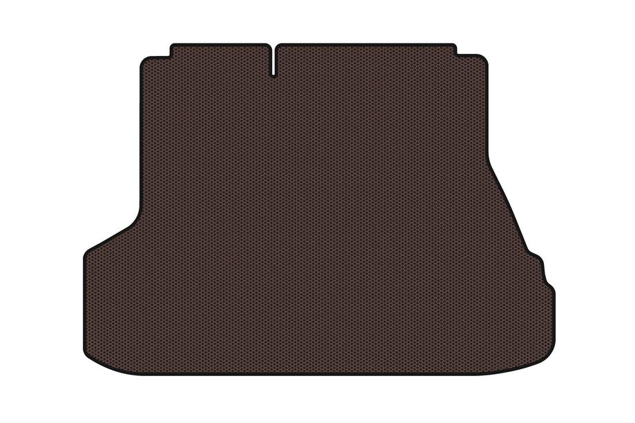 Kia Cerato 1 2004-2009 Tapis de coffre en caoutchouc Carsuit (SD, marron) Photo 1