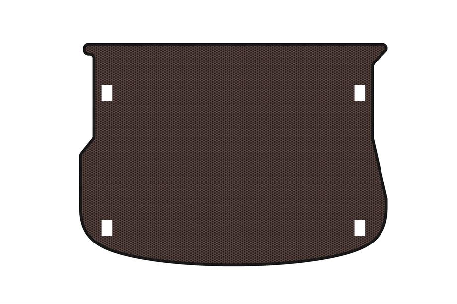 Range Rover Evoque 2012-2018 Tapis de coffre en caoutchouc Carsuit (Marron) Image