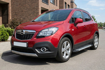 Opel Mokka 2012-2021 Marchepieds Latéraux Line (2 pcs, Aluminium) photo 1