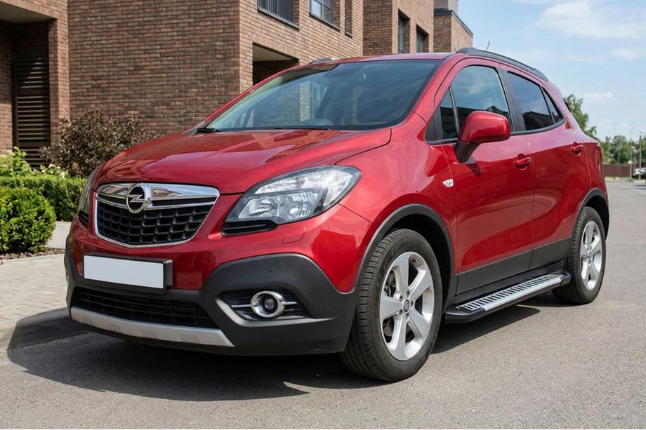 Opel Mokka 2012-2021 Marchepieds Latéraux Line (2 pcs, Aluminium) Image