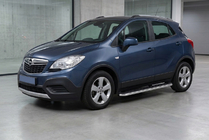Opel Mokka 2012-2021 Marchepieds Latéraux Maydos V1 (2 pcs, Aluminium & Inox) photo 1