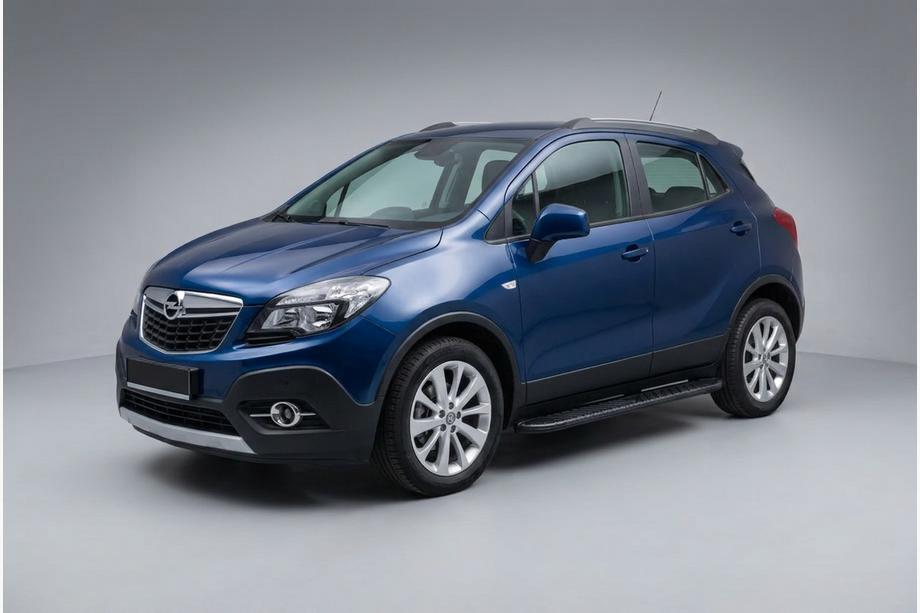 Opel Mokka 2012-2021 Marchepieds Latéraux Bosphorus Black (2 pcs, Aluminium) Image