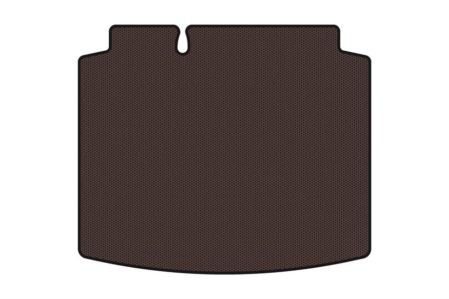 Seat Leon 2005-2012 Tapis de coffre en caoutchouc Carsuit (HB, 5 portes, marron) Photo 1