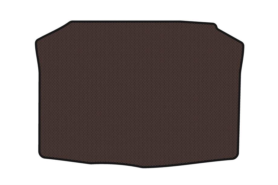 Skoda Fabia 2000-2007 Tapis de coffre en caoutchouc Carsuit (HB, marron) Photo 1
