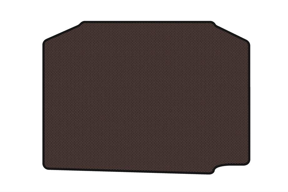 Skoda Fabia 2007-2014 Tapis de coffre en caoutchouc Carsuit (HB, marron) Photo 1