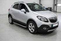 Opel Mokka 2012-2021 Marchepieds Latéraux Tayga Grey (2 pcs, Aluminium) photo 1