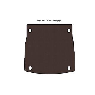 Tapis de coffre en caoutchouc Carsuit V-2 (sans caisson de basses, marron) Alfa Romeo Stelvio 2016- photo 1