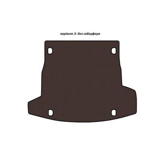 Tapis de coffre en caoutchouc Carsuit V-3 (sans caisson de basses, marron) Alfa Romeo Stelvio 2016- photo 1