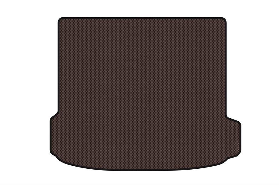 BMW X6 E71 2008–2014 Tapis de coffre en caoutchouc Carsuit V-2 (Marron) Photo 1