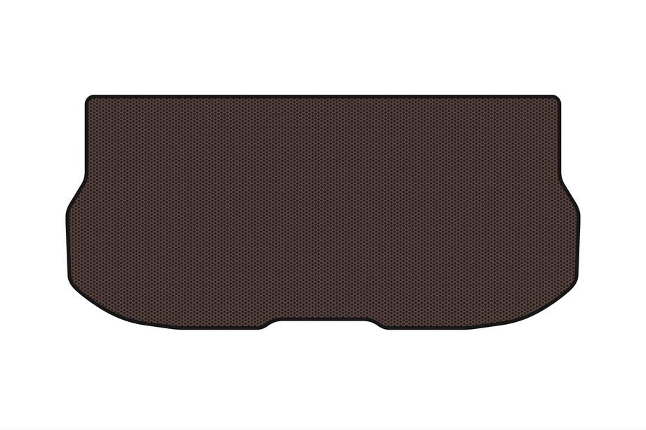 Nissan Quest 2011-2017 Tapis de coffre en caoutchouc Carsuit (avec 3e rangée, 7 places, marron) Image