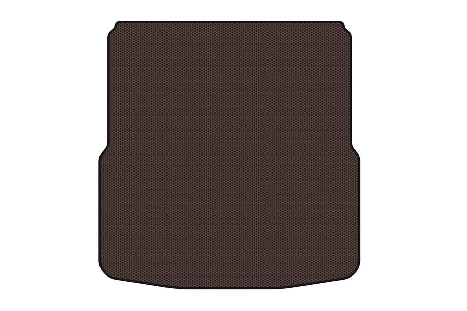Skoda Superb 2009-2015 Tapis de coffre en caoutchouc Carsuit (double faux plancher, SW, marron) Photo 1