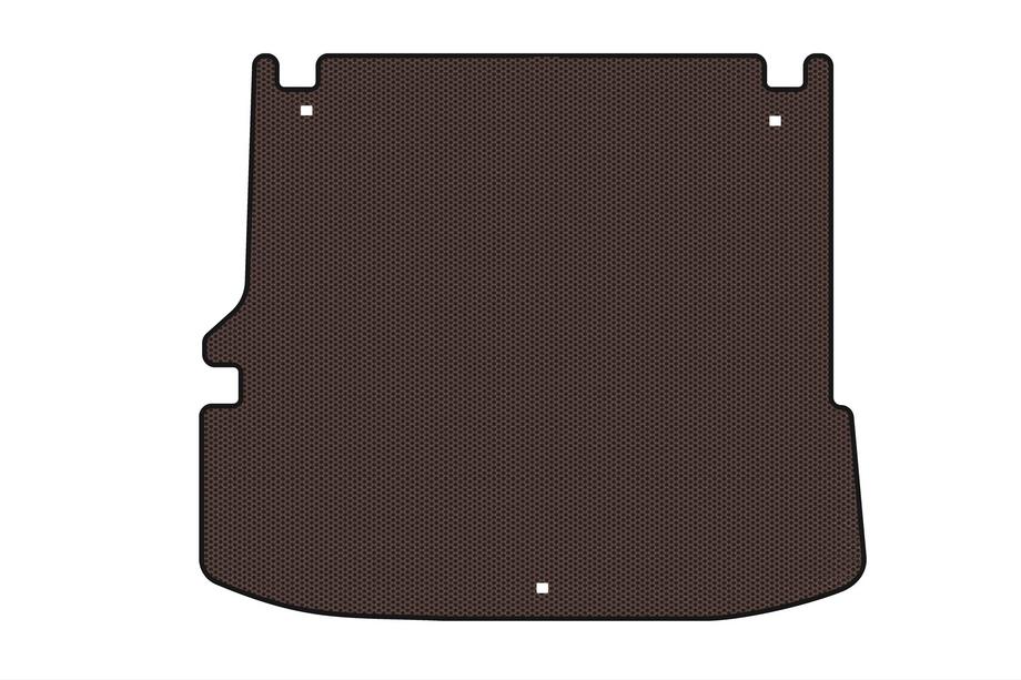 Toyota Highlander 2019- Tapis de coffre en caoutchouc Carsuit V2 (avec caisson de basses, 7 places, marron) Photo 1