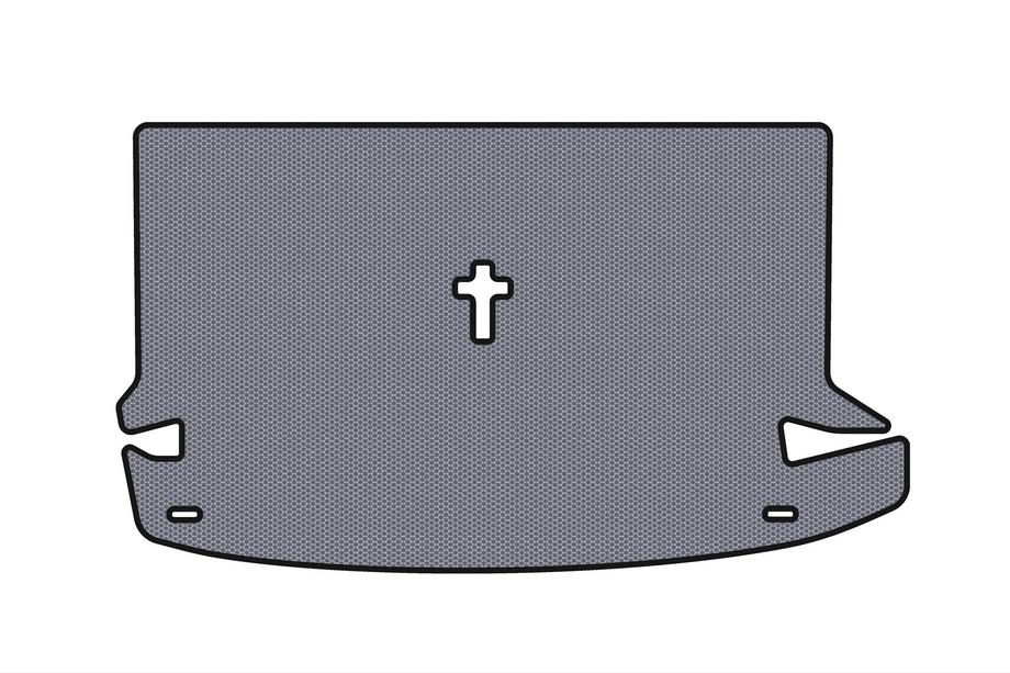 Dacia Lodgy 2012-2022 Tapis de coffre en caoutchouc Carsuit (7 places, gris) Photo 1