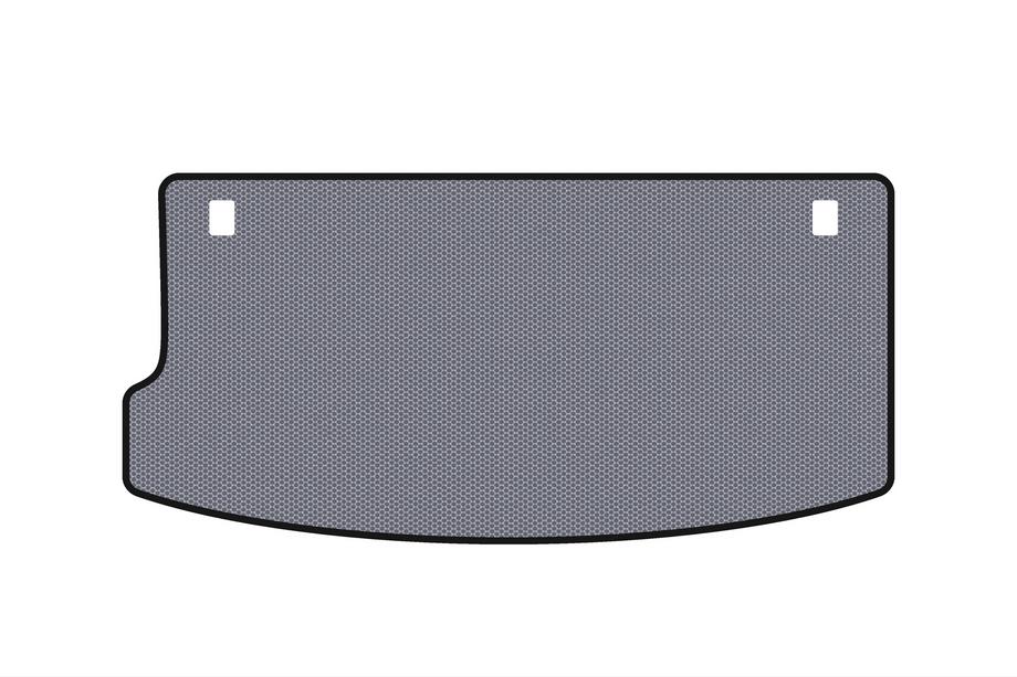 Hyundai I-10 2008-2013 Tapis de coffre en caoutchouc Carsuit (HB, gris) Photo 1