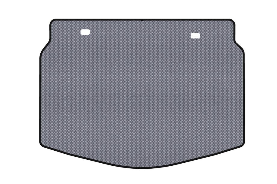 Hyundai Veloster 2018-2022 Tapis de coffre en caoutchouc Carsuit (Coupé, gris) Photo 1