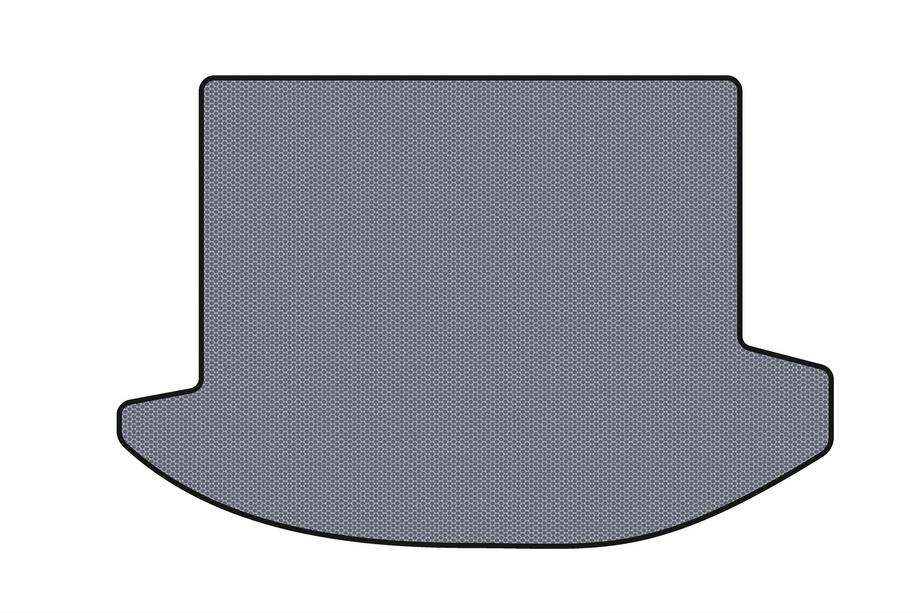 Kia Carens 1999-2012 Tapis de coffre en caoutchouc Carsuit (2006-2012, 2 rangées, 7 places, gris) Photo 1