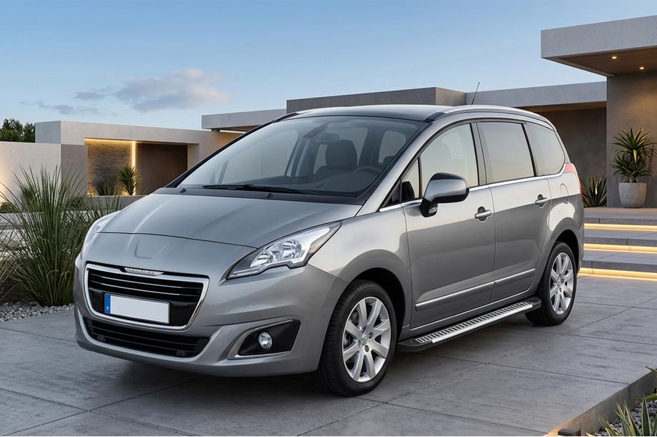 Peugeot 5008 2009-2016 Marchepieds Latéraux Line (2 pcs, Aluminium) Image