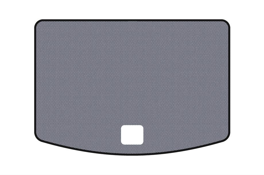 Mazda CX-3 2015- Tapis de coffre en caoutchouc Carsuit (2015-2018, transmission intégrale, gris) Photo 1