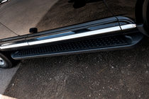 Porsche Cayenne 2003–2010 Marchepieds Latéraux Allmond Black (2 pcs, Aluminium) photo 2