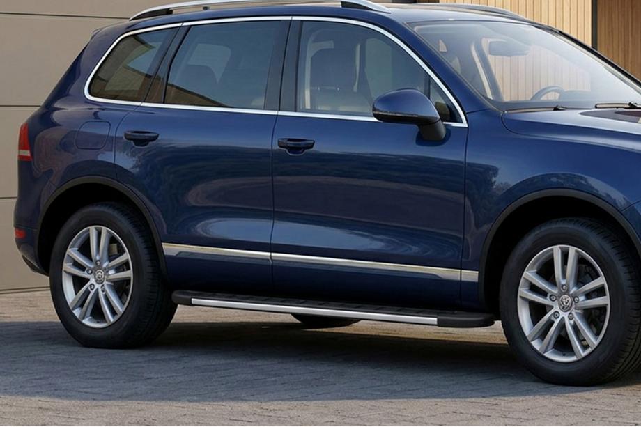Porsche Cayenne 2003–2010 Marchepieds Latéraux Duru (2 pcs, Aluminium) Image