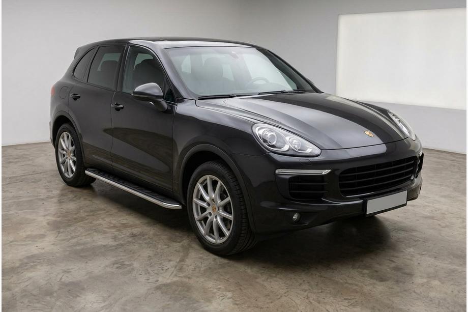 Porsche Cayenne 2010-2017 Marchepieds Latéraux Maydos V1 (2 pcs, Aluminium & Inox) Image