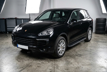 Porsche Cayenne 2010-2017 Marchepieds Latéraux Bosphorus Black (2 pcs, Aluminium) photo 1