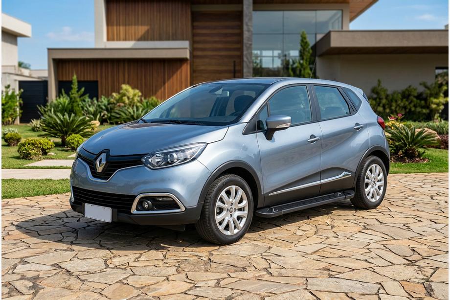 Renault Captur 2013-2019 Marchepieds Latéraux RedLine Black (2 pcs, Aluminium) Image