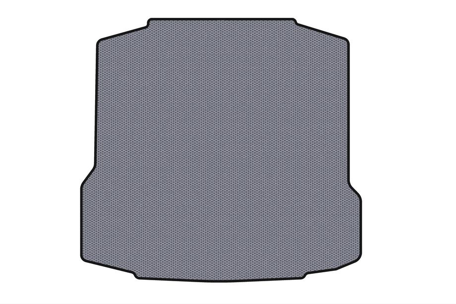 Skoda Rapid 2012-2019 Tapis de coffre en caoutchouc Carsuit (LiftBack, gris) Photo 1