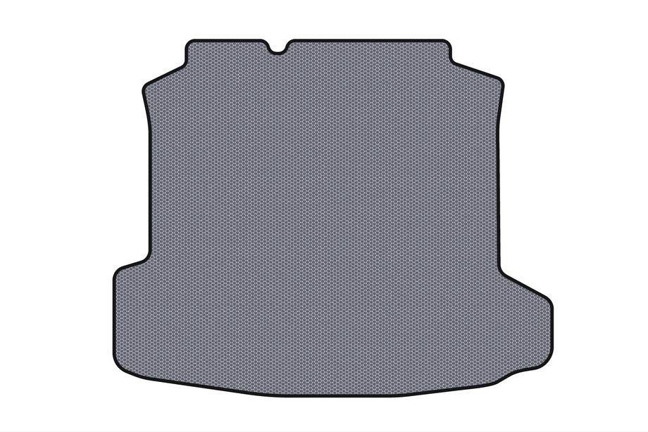 Volkswagen Polo 2010-2017 Tapis de coffre en caoutchouc Carsuit (SD, gris) Photo 1