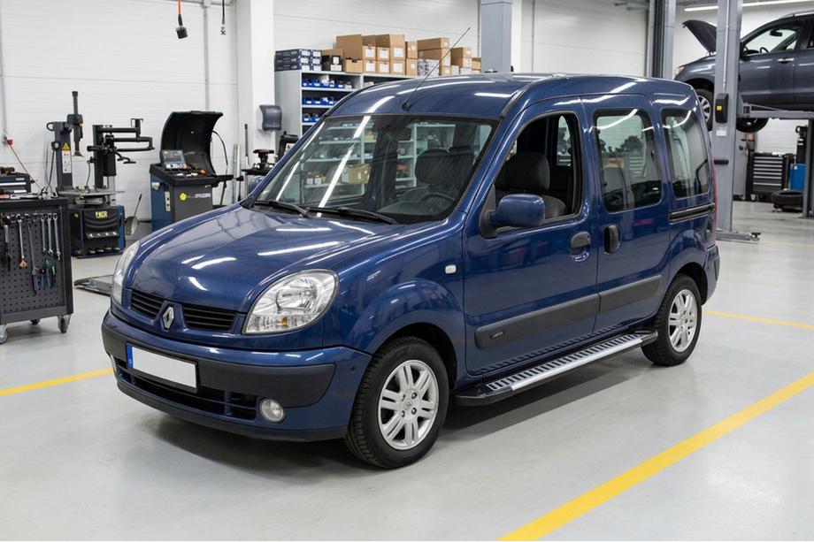 Renault Kangoo 1998-2008 Marchepieds Latéraux Line (2 pcs, Aluminium) Image