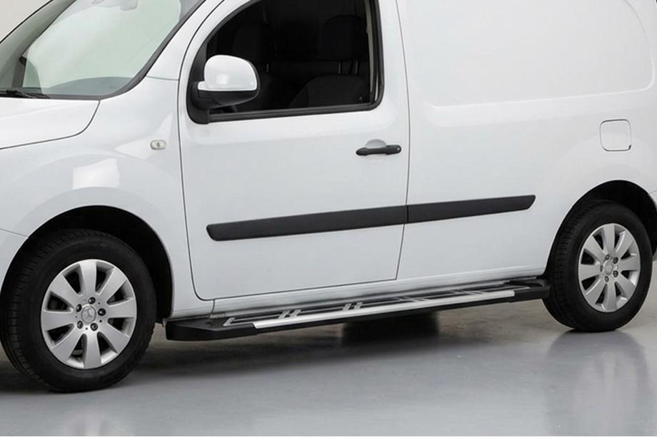Renault Kangoo 2008–2020 Marchepieds Latéraux Sunrise (2 pcs, Aluminium) Empattement Court Image
