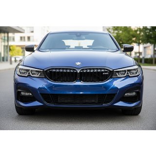 Grilles M-Look V1 (2018-2022, Noir Brillant) BMW 3 Series G20/G21 2018- photo 1